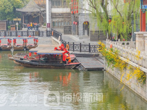 花香润运河|枣庄台儿庄古城海棠花开似锦