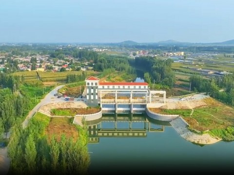 枣庄市峄城区吴林街道：贾庄节制闸 打造“山水如画”新峄城