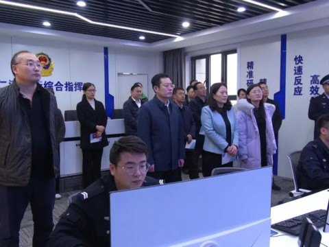 全市智能社会治理暨数字乡村建设现场推进会与会人员来我区观摩