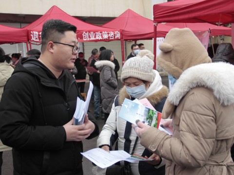 榴枣归乡 共创未来！枣庄市市中区文化路街道举办就业援助月招聘会活动