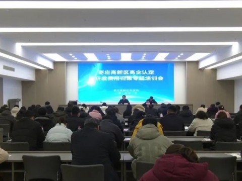 全区2024年度高新技术企业认定暨研发费用归集专题培训会召开