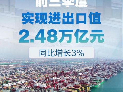 直通发布厅｜山东前三季度外贸数据出炉，实现进出口值2.48万亿元