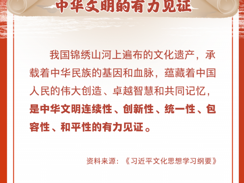 学习卡丨守护好中华民族的文化瑰宝！