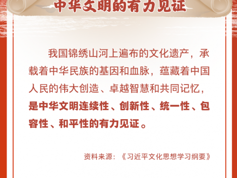 学习卡丨守护好中华民族的文化瑰宝！