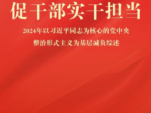 为基层减负赋能 促干部实干担当——2024年以习近平同志为核心的党中央整治形式主义为基层减负综述