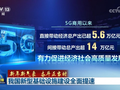 【新年新气象 奋斗正当时】我国新型基础设施建设全面提速